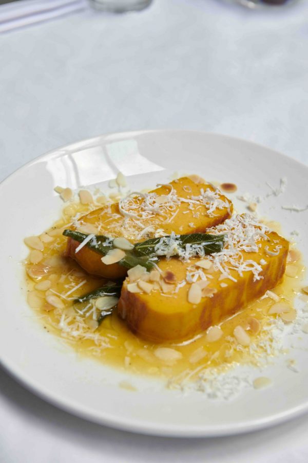 Pompoenflan met ricotta salata van Leonardo Toscanini