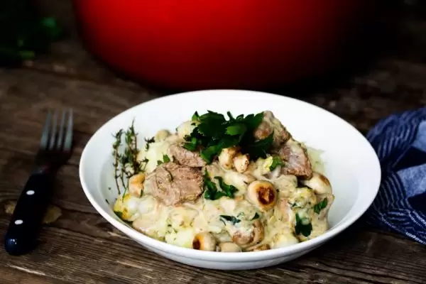 Blanquette de veau (klassieke kalfsstoof)