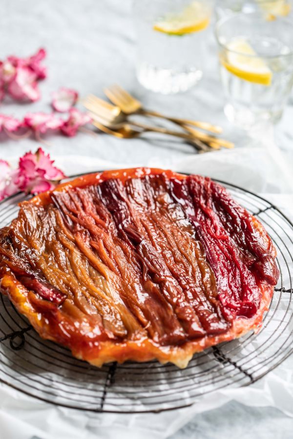 Tarte tatin van rabarber door Miljuschka