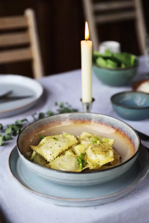 Baambrugs Big Ravioli met gesmoorde venkel